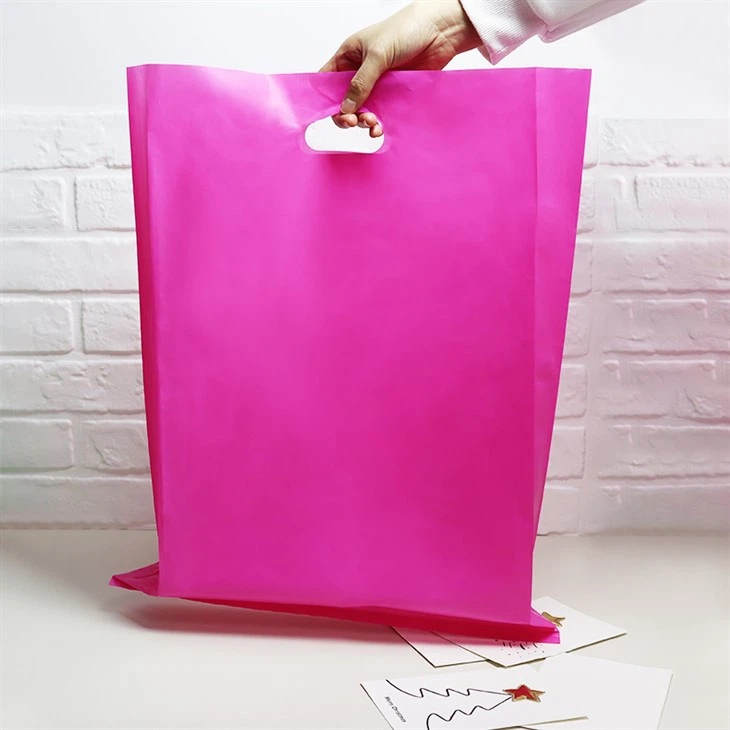 red hand bag