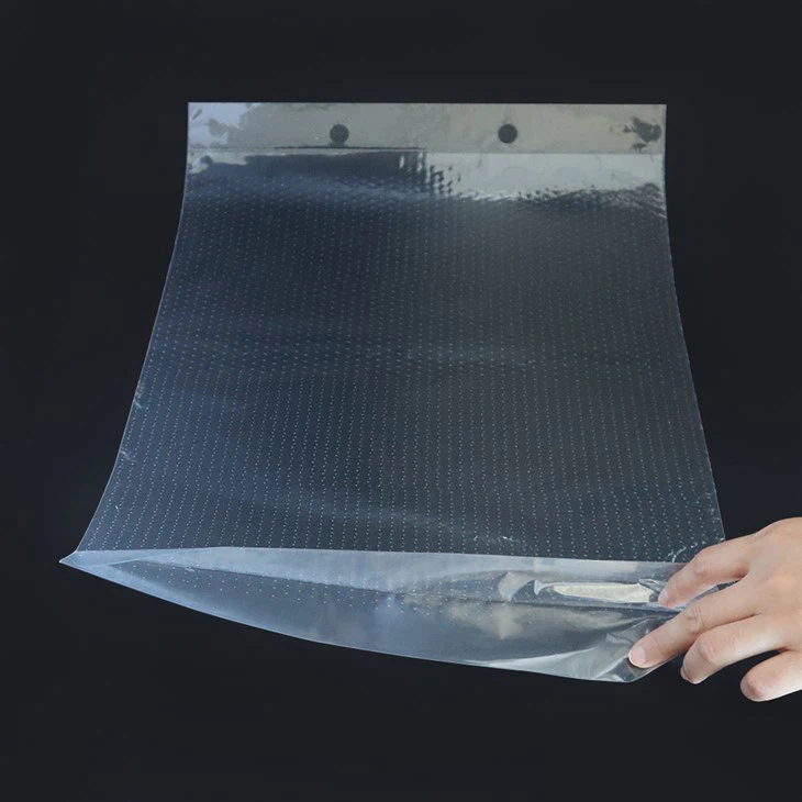 Micro Perforated Plastic Bags On Wickets