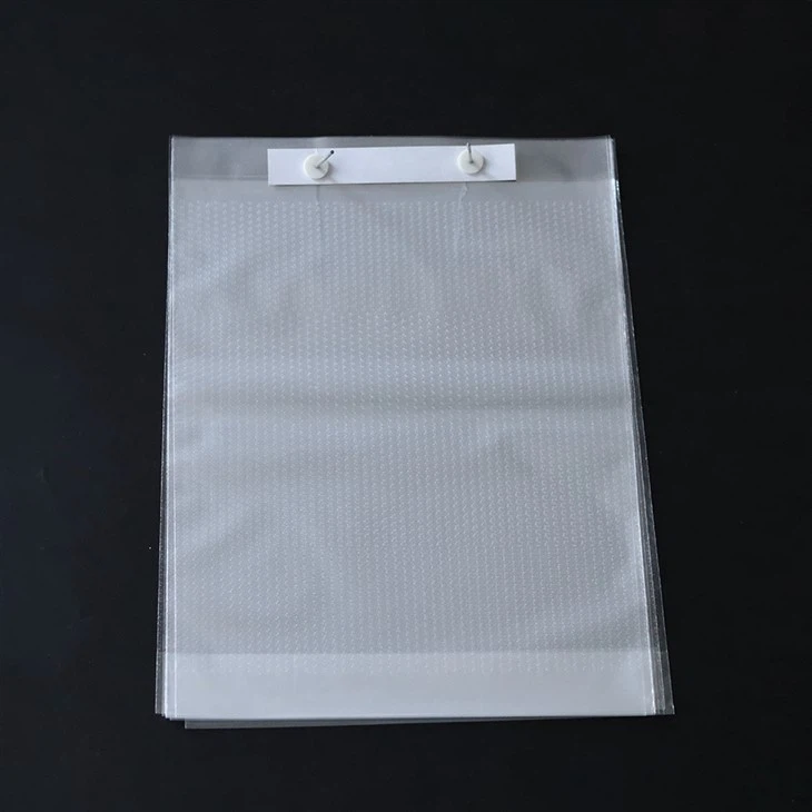 Transparent plastic microporous bread bag