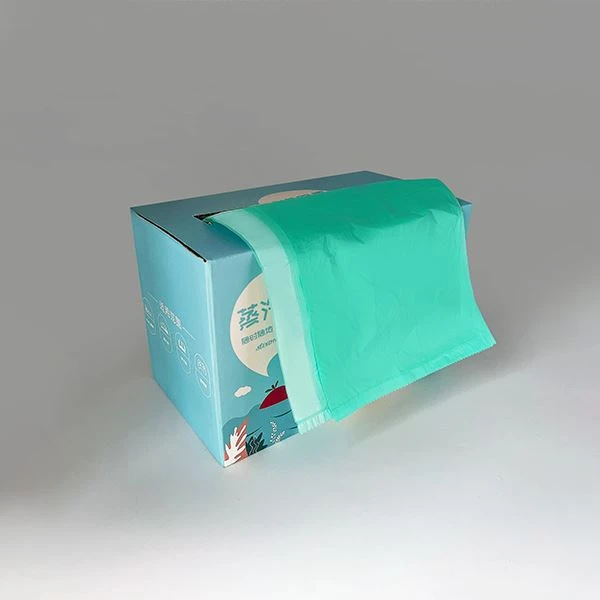 Interleaved Overlapped Garbage Bag Roll Bag Drawstring Bag