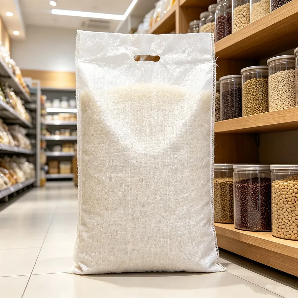 Rijstverpakkingszakken van 5 kg: materialen, kenmerken en toepassingen