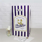 Staande plastic handboodschappentas met inzetstuk