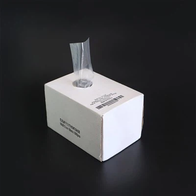 Leg-platte polyzakken in dozen